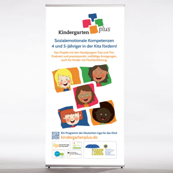 Kindergarten plus-Flyer (Faltblatt)  12 Stück